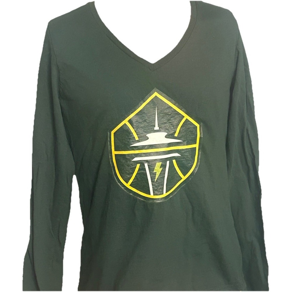 Seattle Storm Fanatics T-Shirt WNBA Basketball Youth Medium Long‎ Sleeve